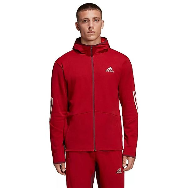 Adidas Training Sweatshirt Mit Reißverschluss S Victory Crimson günstig online kaufen
