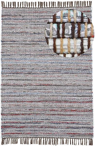 carpetfine Teppich »Kelim Chindi, Wendeteppich«, rechteckig, 6 mm Höhe, han günstig online kaufen