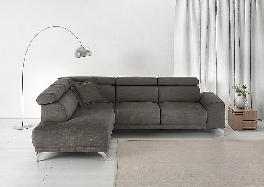3C Candy Ecksofa "Greve Sofa immer mit manuelle Kopfteilverstellungen, mode günstig online kaufen