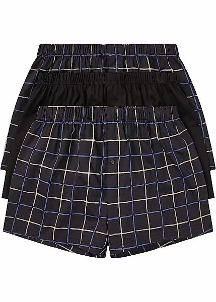 bonprix Boxer "Lockere Jersey Boxershorts aus Baumwolle (3er Pack)", 3 Stk. günstig online kaufen