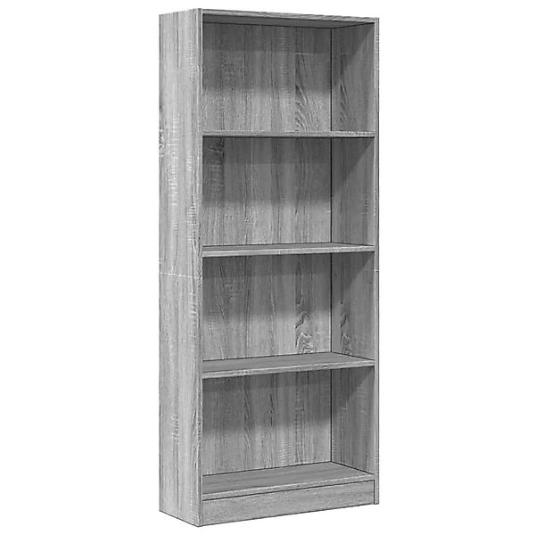 vidaXL Bücherregal Grau Sonoma 60x24x143 cm Holzwerkstoff 857817 günstig online kaufen