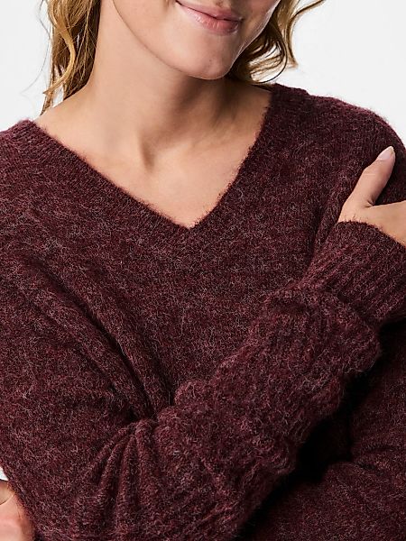 pieces Strickpullover "PCLAYLA LS V-NECK KNIT NOOS" günstig online kaufen