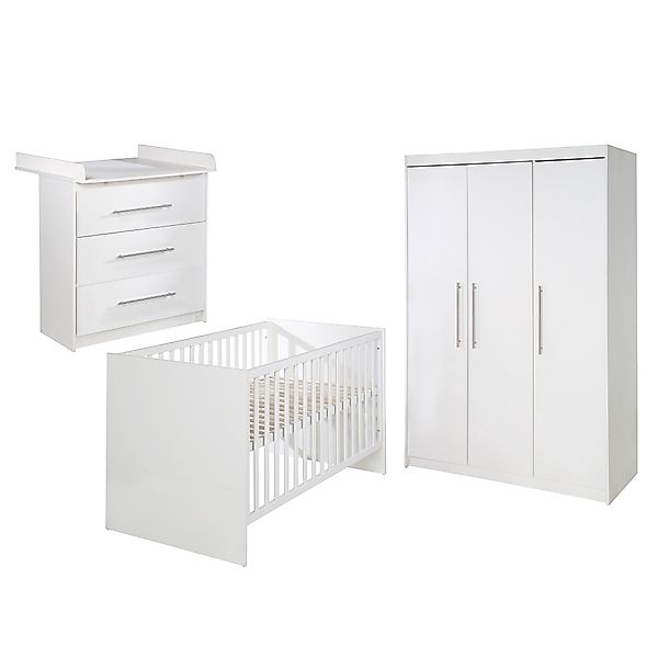 roba® Babyzimmer-Komplettset Maren, Gitterbett, Wickelkommode & günstig online kaufen
