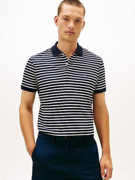 Tommy Hilfiger Poloshirt LIQUID COTTON REGULAR SEASONAL mit Logostickerei günstig online kaufen