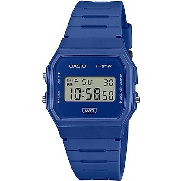 CASIO Quarzuhr Casio F-91WB-2A1EF Herrenuhr Timeless collection 35mm 1ATM C günstig online kaufen