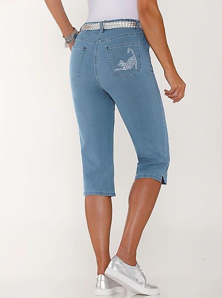 Sieh an! Jeansshorts Caprijeans günstig online kaufen