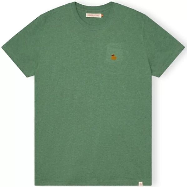 Revolution  T-Shirts & Poloshirts T-Shirt Regular 1368 DUC - Dustgreen Mela günstig online kaufen