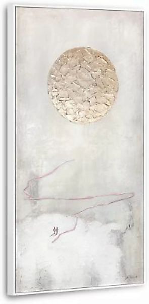 YS-Art™ "Gemälde Acryl ""Weg zur Sonne"" handgemalt auf Leinwand" weiß Gr. günstig online kaufen