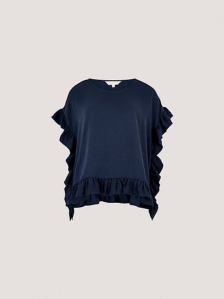 Apricot Blusentop Oberteil mit Rüschenkante, in Kastenform günstig online kaufen
