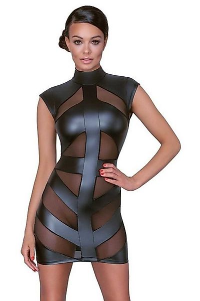 Cottelli Collection Minikleid Kleid mit Stehkragen schwarz sexy (1-tlg) günstig online kaufen