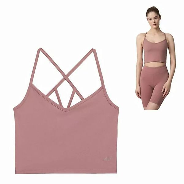 4F Kurzarmshirt 4F - Damen Sport Yoga Fitness Tank Top, rose günstig online kaufen