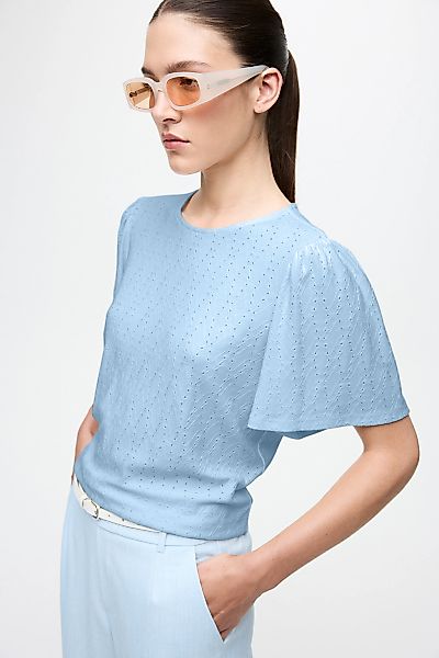 Vila Rundhalsshirt "VIBELLI O-NECK S/S TOP - NOOS" günstig online kaufen