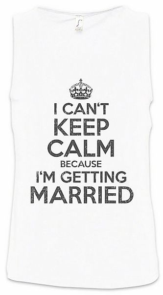 Urban Backwoods Tanktop I Can't Keep Calm Married Ärmelloses T-Shirt Brautp günstig online kaufen