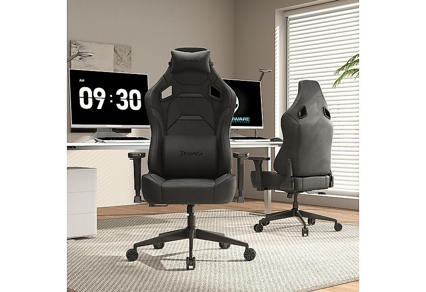 Devoko Gaming-Stuhl Luxuriöser Wildlederimitat,Ergonomisch & Großzügigem Si günstig online kaufen