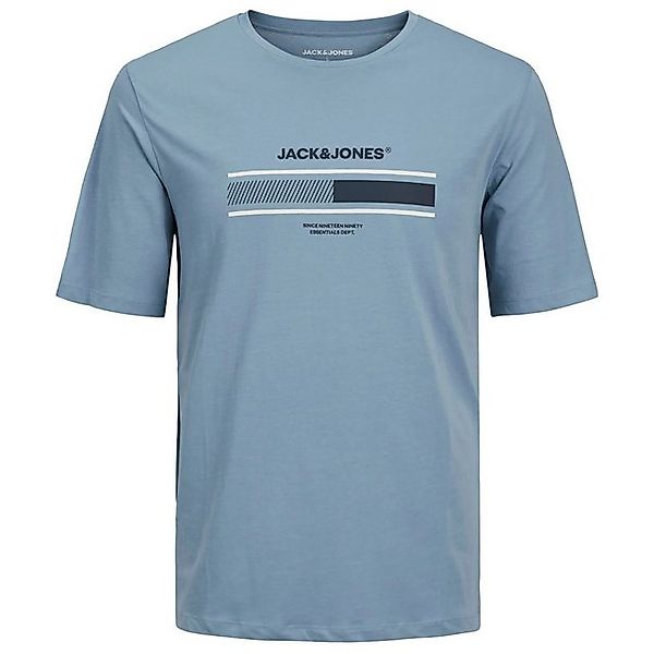 Jack & Jones Rundhalsshirt Jack&Jones XXL T-Shirt Logoprint JJSOUTH hellbla günstig online kaufen