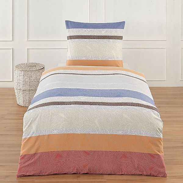 TRAUMSCHLAF Bettwäsche Sevilla, Flanell, 3 teilig, günstig online kaufen