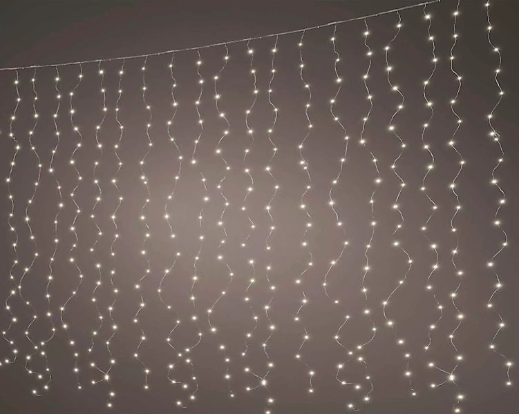 Lumineo Leuchtdeko Micro LED Lichtvorhang 190 x 200 cm günstig online kaufen