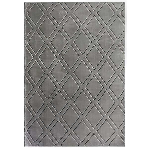 Teppich Monaco grau B/L: ca. 80x150 cm günstig online kaufen