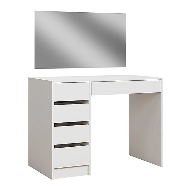 Vicco Schminktisch Thalia, Weiß, 100 cm mit 5 Schubladen (1-St) günstig online kaufen