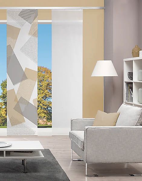 Vision Schiebegardine »NAYAH« Paneelwagen 1 Stk. tlg. SCHIEBEVORHANG, BAMBU günstig online kaufen