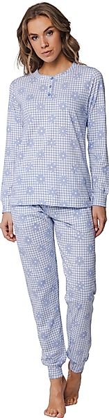 Rebelle Schlafanzug Damen Pyjama lang mit günstig online kaufen