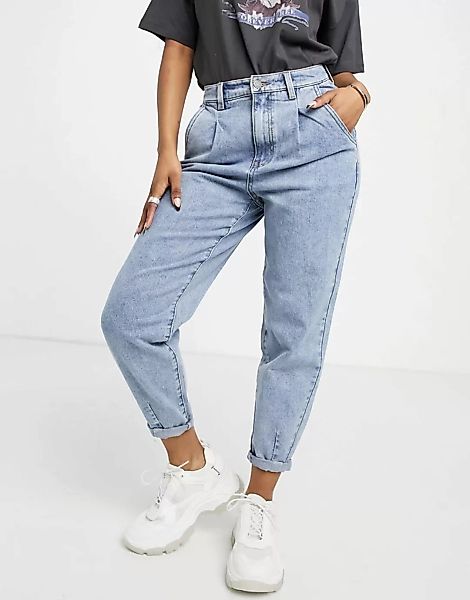 Object – Roxanne – Hellblaue Jeans mit hoher Taille günstig online kaufen