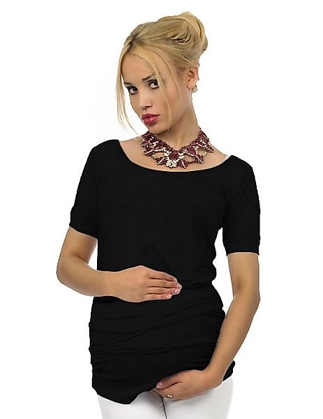 SYS Umstandsshirt Umstand Shirt kurzarm T-Shirt Bluse Tunika Top Stretch Ba günstig online kaufen
