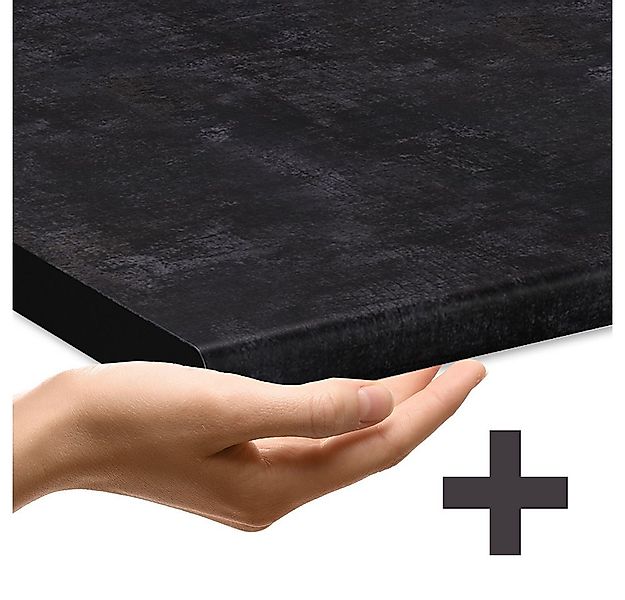 Vicco Küchenzeile R-Line, Weiß Hochglanz/Weiß, 350 cm mit Hochschrank, AP A günstig online kaufen