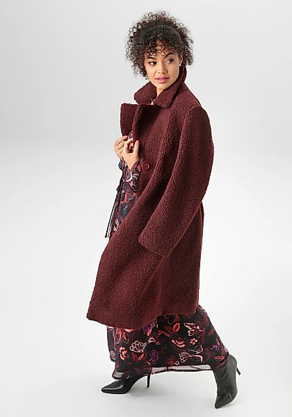 Aniston PLUS Fellimitatjacke in Plüsch-Optik günstig online kaufen