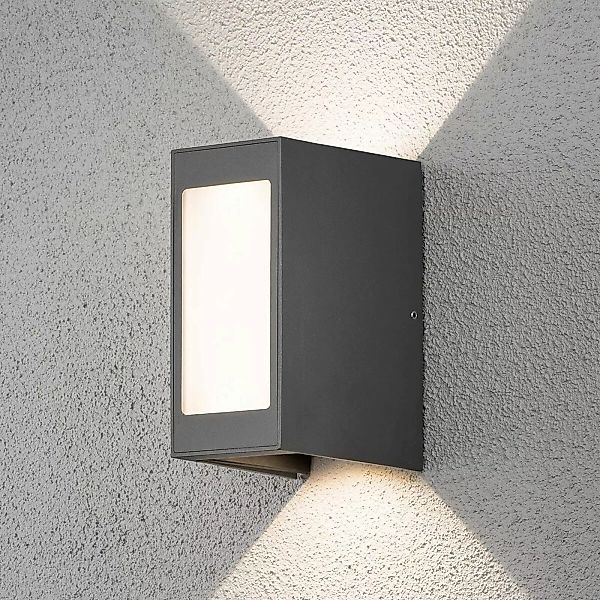 Gnosjö Konstsmide AL LED-Wandleuchte anthrazit 7992-370 günstig online kaufen