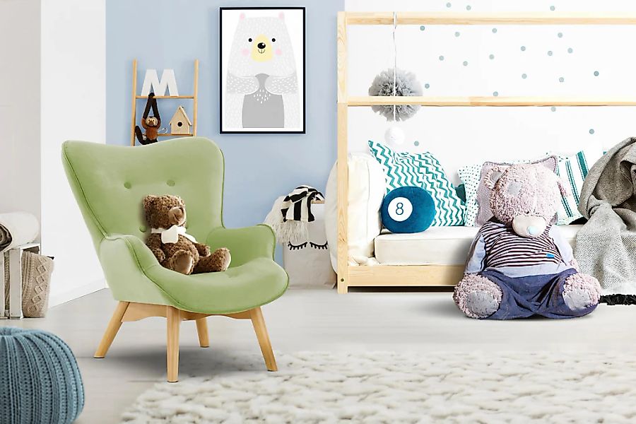 Home affaire Sessel "Duca Mini" in kleiner Ausführung für Kinder günstig online kaufen