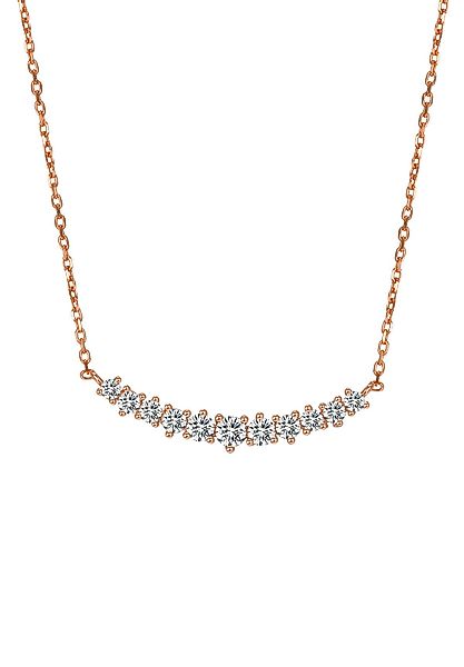 Hey Happiness Collier Tenniskette Herz/Runde Kristalle, günstig online kaufen