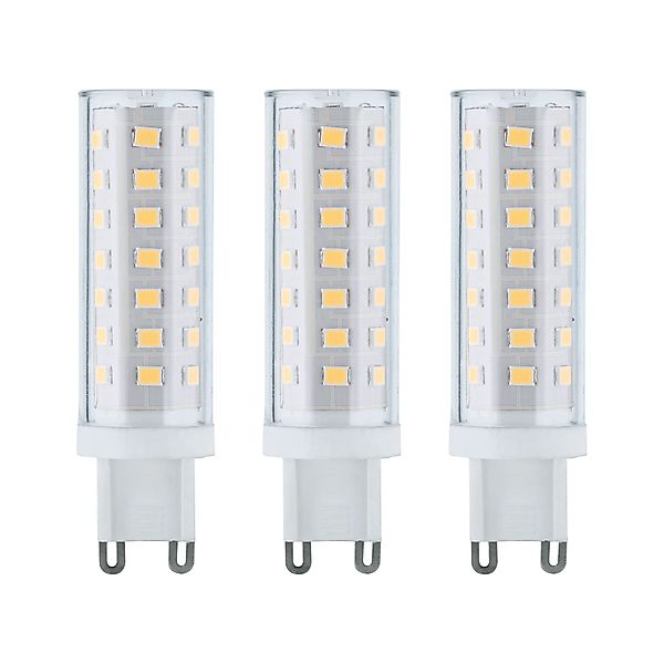 Paulmann "Standard 230V LED Stiftsockel G9 3er-Set 3x470lm 3x5W 4000K Klar" günstig online kaufen