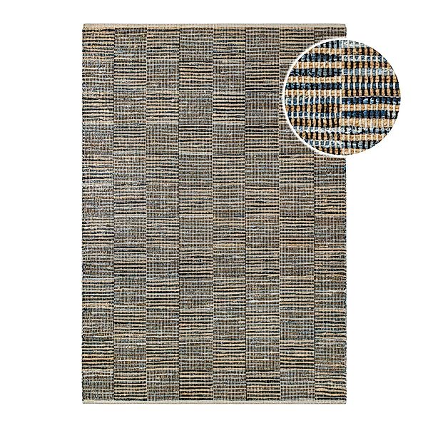 Wecon home Teppich »Denim Blues«, rechteckig, 6 mm Höhe, handgewebt, robust günstig online kaufen