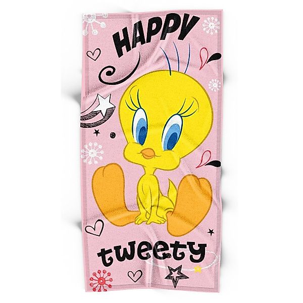 Warner Bros. Duschtuch Tweety Mädchen, Frottee günstig online kaufen