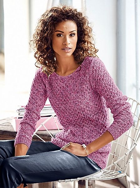 Witt Strickpullover Pullover Langarm Mustermix gestrickt günstig online kaufen