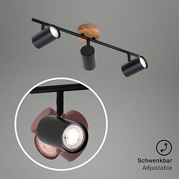 Briloner Leuchten LED Deckenspot »MURITZ«, für Leuchtmittel 3 x GU10, dreh- günstig online kaufen