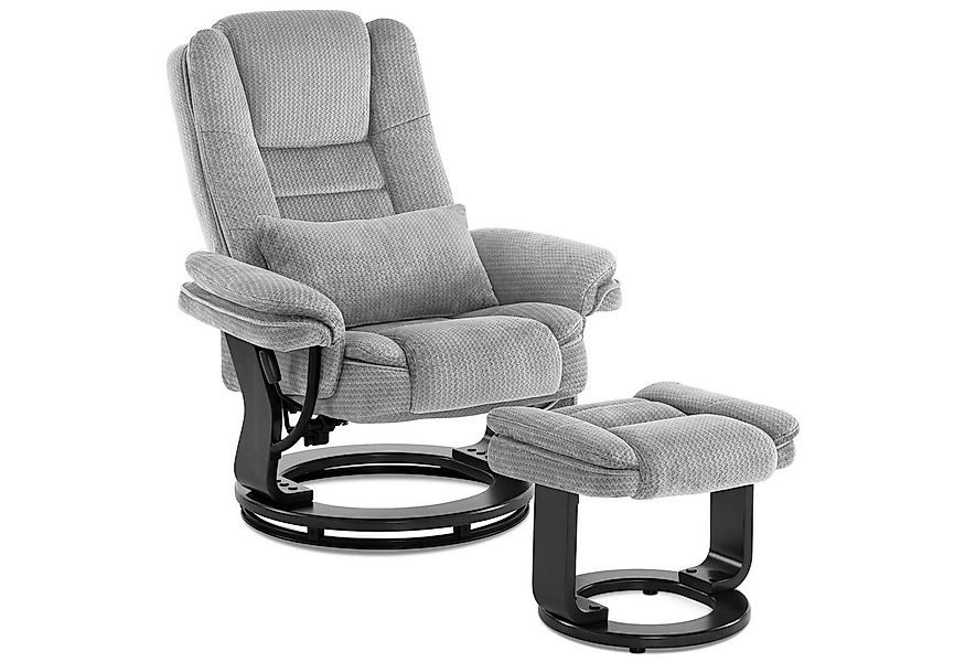 MCombo Relaxsessel 360°Drehbarer Fernsehsessel mit Hocker TV-Sessel 9099 (R günstig online kaufen