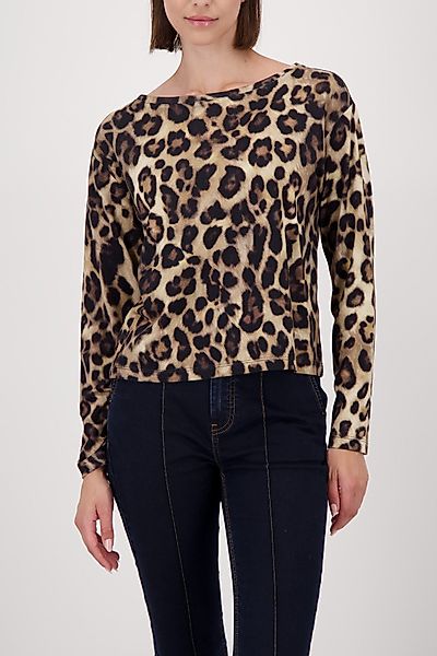 Monari Langarmshirt Shirt Leodruck Allover Regular günstig online kaufen
