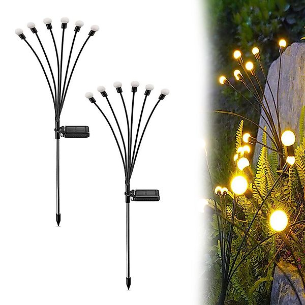 MUPOO LED Gartenleuchte LED-Lichterkette Leuchten Solarbetriebene günstig online kaufen