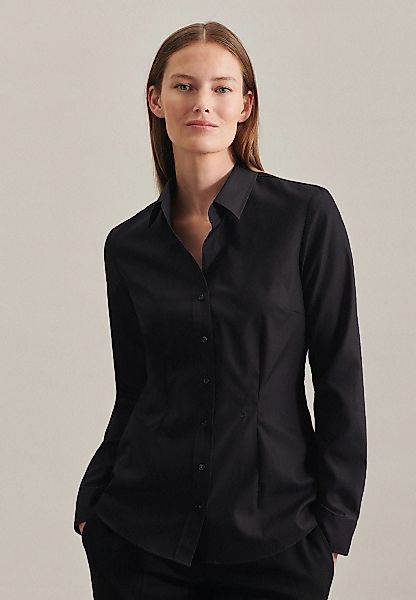 seidensticker Hemdbluse, 1/1 Kragen Uni günstig online kaufen