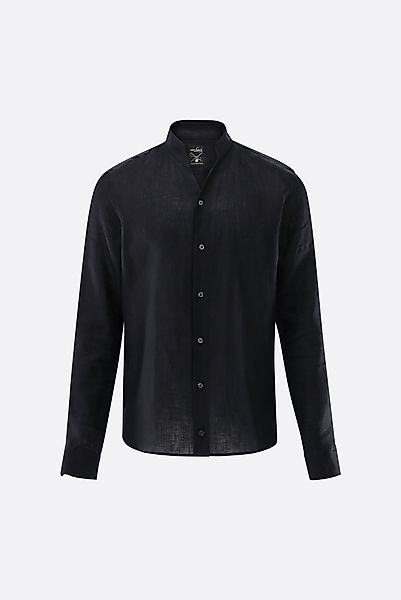 Leinenhemd mit Stehkragen günstig online kaufen