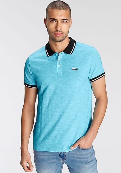 AJC Poloshirt Kurzarm, schmal geschnitten, Polokragen, günstig online kaufen