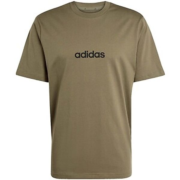 adidas  T-Shirts & Poloshirts M Lin Sj T     Olistr/Black günstig online kaufen
