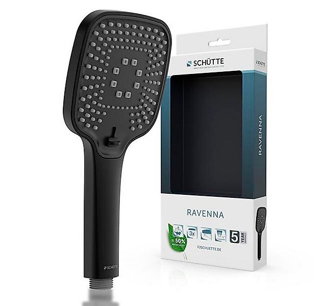 Schütte Handbrause RAVENNA, (1-tlg), 3-fach verstellbar / wassersparend günstig online kaufen