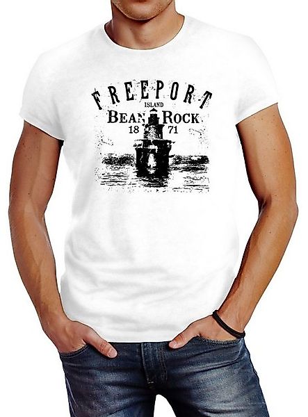 Neverless Print-Shirt Herren T-Shirt Retro Print günstig online kaufen