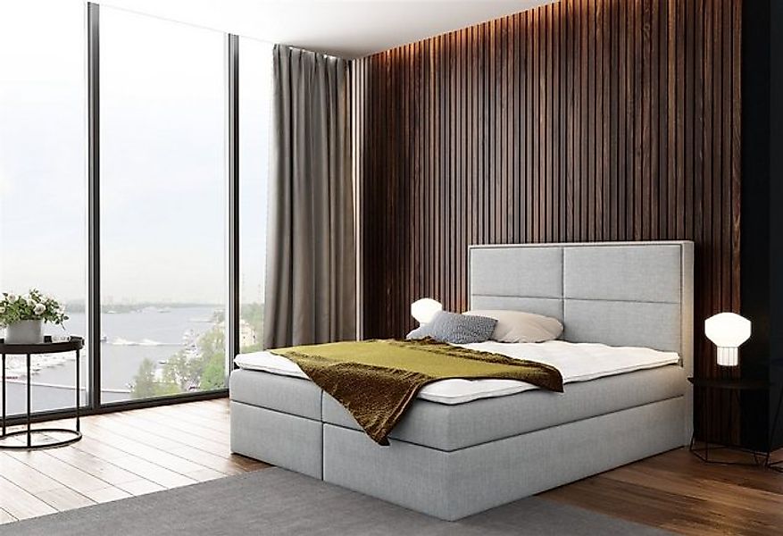 Fun Möbel Boxspringbett Boxspringbett Schlafzimmerbett DERBI in Stoff oder günstig online kaufen