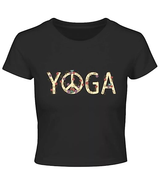 Yoga Peace · Crop T-Shirt günstig online kaufen