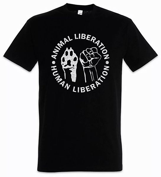 Urban Backwoods Print-Shirt Animal Liberation Herren T-Shirt Vegan Vegetari günstig online kaufen