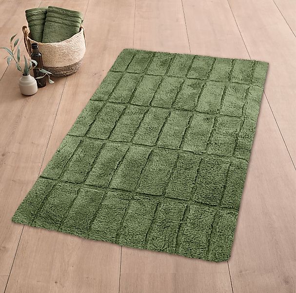 Kleine Wolke Badematte Tiles, Höhe 13 günstig online kaufen